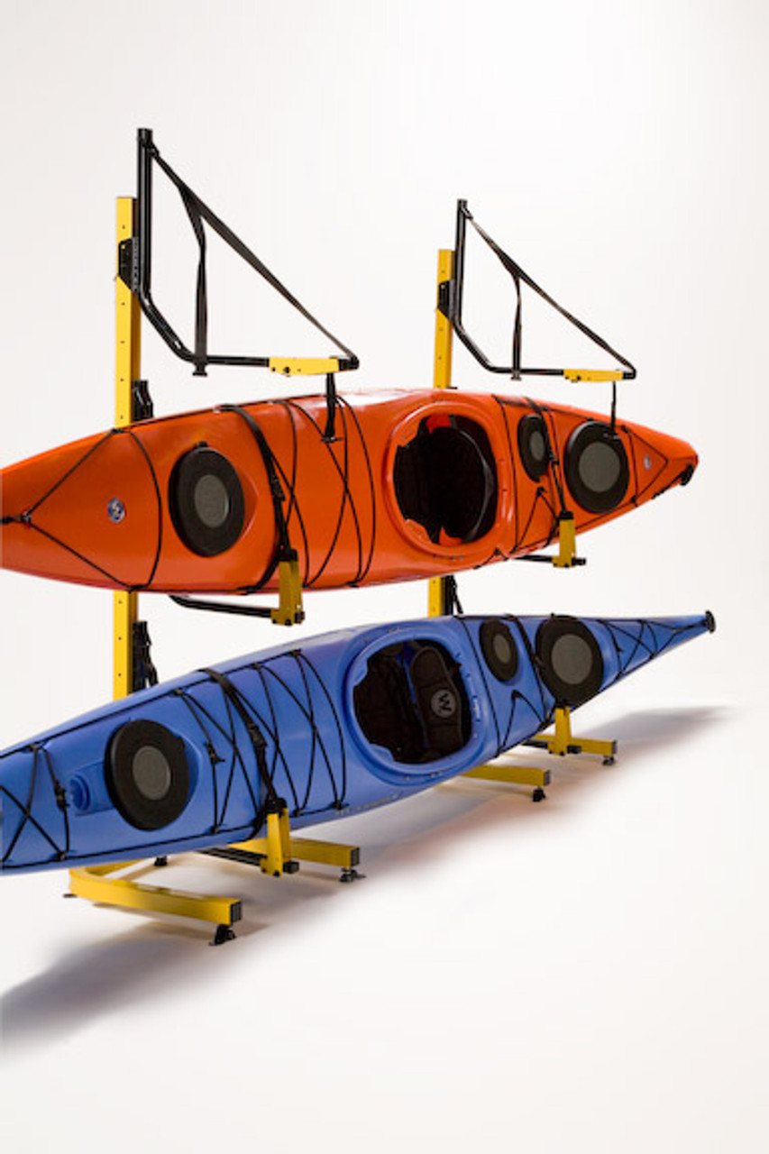 Freestanding 3-Boat Kayak Rack Suspenz Deluxe 