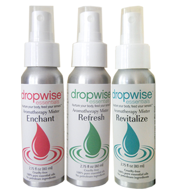 Energizing Trio of Aromatherapy Mister Sprays for Anxiety & Stress