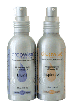 Organic Body Oil Duo: Inspiration & Divine. Excellent for anxiety and stress relief