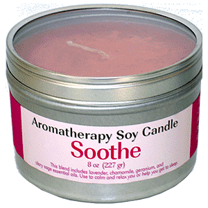 Aromatherapy Soy Candle for Anxiety: Soothe