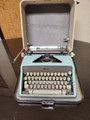 Vintage Olympia SM7 Manual BluePortable with Case 