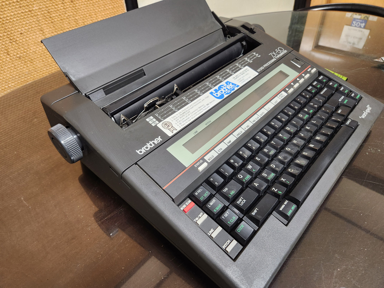 Brother ZX-50 Word Processing Memory Typewriter - Rees Electronics 