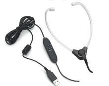 VEC SH-50USB Stethoscope Style Transcription Headset