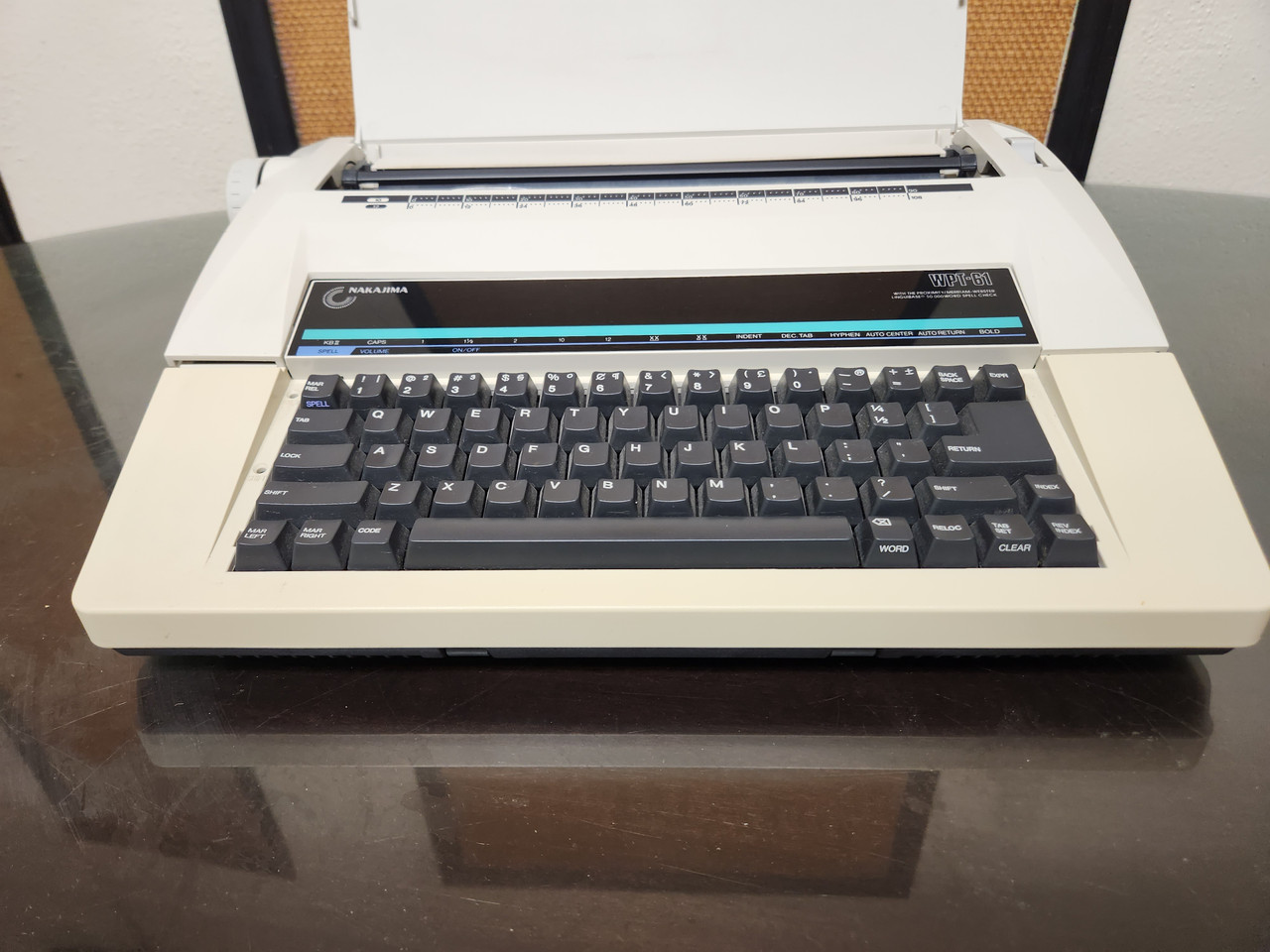 【未使用品】NAKAJIMA タイプライター wpt-160 Nakajima WPT-160 and Spanish Printwheels | Typewriters.com