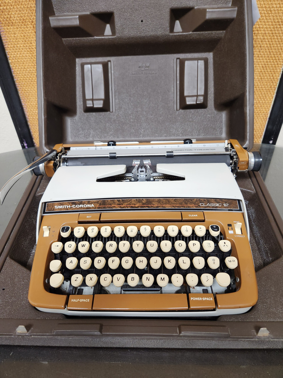 Vintage Smith Corona Classic 12 Manual Portable with Case