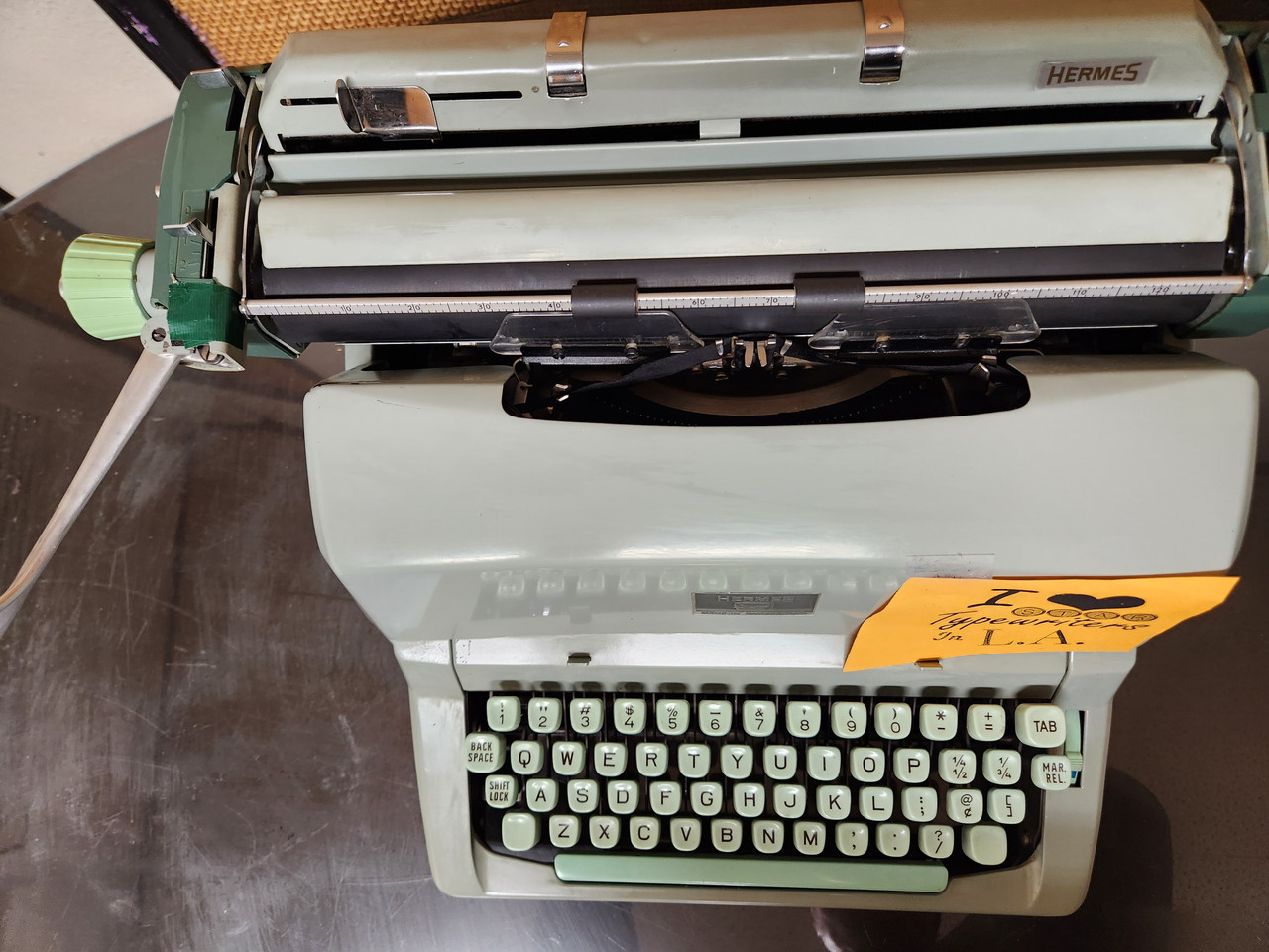 Vintage Hermes 9 Manual Desktop Office Typewriter - Rees