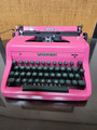 Vintage Royal Quiet Deluxe Pink Manual Portable with Case