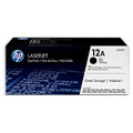 HP 12A (Q2612D) Dual Pack Black LaserJet Toner Cartridges