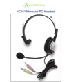 Andrea NC-181 Durable Construction Noise Canceling Monaural Headset