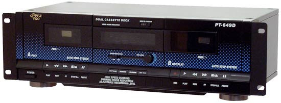 Dual Cassette high quality Player by Pyle