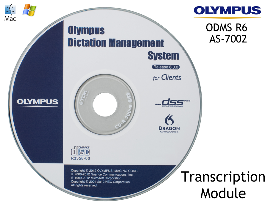 Olympus AS7002 Transcription Software ODMS 6.0