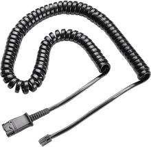 Plantronics 26716-01 U10 Amplifier Coil Cord to QD Modular Plug (for CISCO)