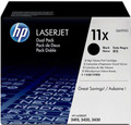 HP LaserJet 11XD Dual Pack Black Toner Cartridge