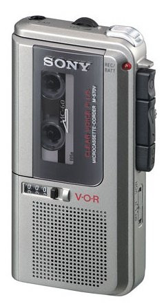 Sony M-470 Handheld Cassette Voice Recorder