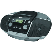 RCA RCD175 Boom Box Portable CD Player with Cassette and Radio
