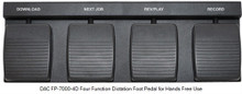 DAC FP-7000-4D Four Function Handsfree Dictation Foot Pedal
