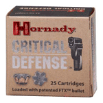 Hornady 357 Magnum 125gr FTX® Critical Defense