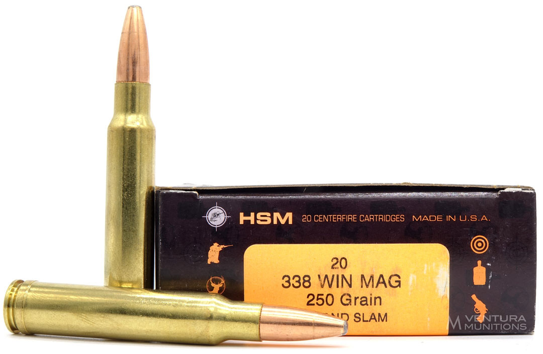 HSM 338 Winchester Magnum 250gr Ammo for Sale | Ventura Munitions