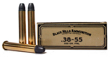 38-55 Winchester 255 Grain FNL Black Hills Ammunition