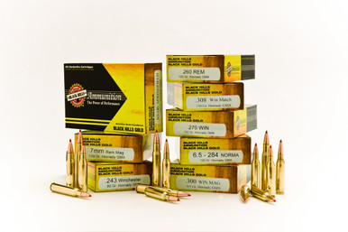 Black Hills 308 Winchester 168gr Hornady A-MAX®  Ammo - 20 Rounds