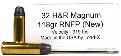 Ventura Heritage 32 H&R Magnum 118gr RNFP Ammo - 50 Rounds