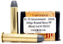 Ventura Heritage 45-70 Government 360gr RNFP Ammo - 20 Rounds