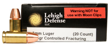 Lehigh Defense 9mm 105 Gr CF - 20 Rounds