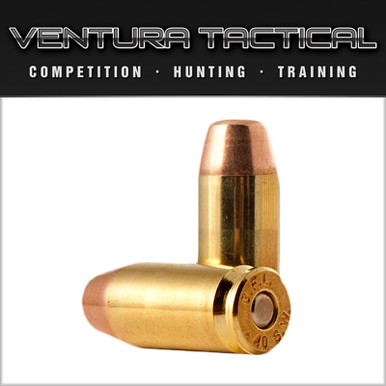 Ventura Tactical .40 S&W 165gr RNFP Ammo - 250 Rounds