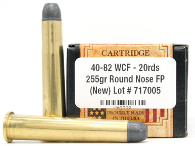 Ventura Heritage 40-82 WCF 255gr RNFP Ammo - 20 Rounds