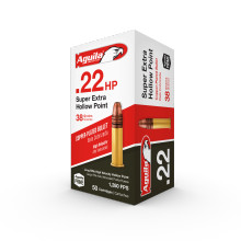 Aguila SuperExtra .22 LR 38gr HV Copper Plated HP - 50 Rounds