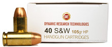 DRT .40 S&W 105gr TerminalShock™ Lead Free JHP Defense Ammo - 20 Rounds
