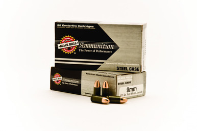 Black Hills 40 S&W 180gr JHP (Steel Case) Ammo - 50 Rounds