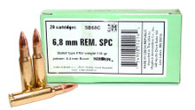 Sellier & Bellot 6.8 SPC 110gr FMJ Ammo - 20 Rounds