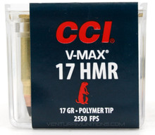 CCI 17 HMR 17gr V-Max Ammo - 50 Rounds