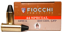 Fiocchi 44 Special 210gr LFP Cowboy Action Ammo - 50 Rounds