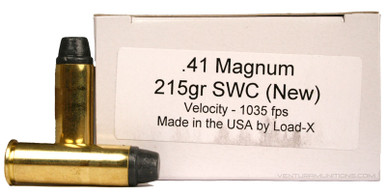 Ventura Heritage 41 Magnum 215gr SWC New Ammo - 50 Rounds