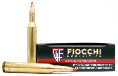 Fiocchi Shooting Dynamics .25-06 117gr SST Ammo - 20 Rounds