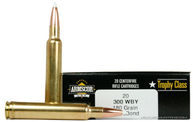 Armscor USA Trophy Class 300 Weatherby Magnum 180gr Accubond Ammo - 20 Rounds
