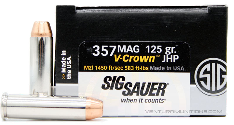 Sig Sauer Elite Performance 357 Magnum 125gr V Crown Jhp