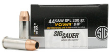 Sig Sauer Elite Performance 44 Special 200gr V-Crown JHP Ammo - 20 Rounds