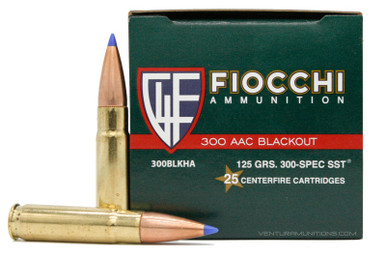 Fiocchi 300 AAC Blackout 125gr SST Ammo - 25 Rounds