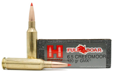 Hornady Full Boar 6.5 Creedmoor 120gr GMX Lead-Free BT Ammo - 20 Rounds