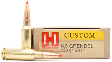 Hornady 6.5 Grendel 123gr Custom SST Ammo - 20 Rounds
