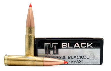 Hornady Black 300 AAC Blackout 208gr A-Max Match Ammo - 20 Rounds