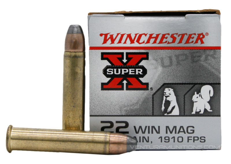 Winchester Super-X 22 Win Mag 40gr JHP Ammo - 50 Rounds - Ventura Munitions