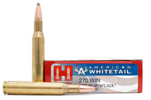 Hornady American Whitetail 270 Win 130gr Interlock SP Ammo - 20 Rounds