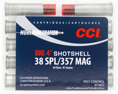 CCI Shotshell 38 Special/357 Magnum 84gr #4 Shot Ammo - 10 Rounds