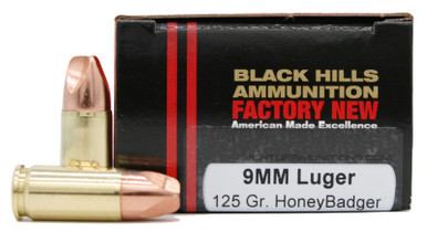 Black Hills 9mm 125gr Subsonic HoneyBadger Ammo - 20 Rounds