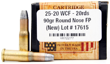 Ventura Heritage 25-20 WCF 90gr RNFP Ammo - 20 Rounds
