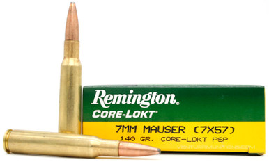 Remington Express 7x57 Mauser 140gr Core-Lokt PSP Ammo - 20 Rounds